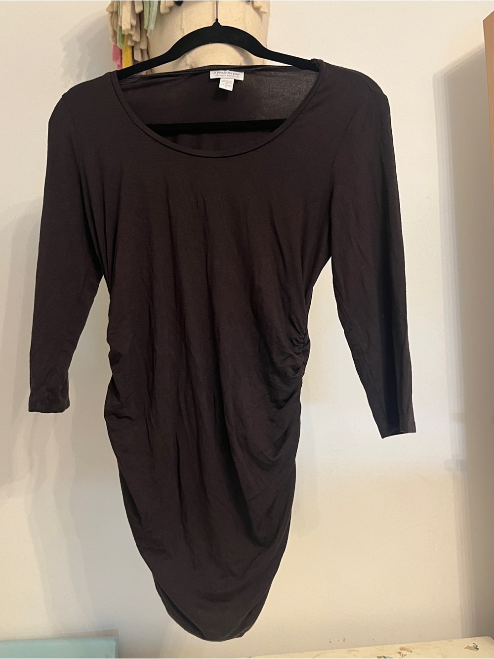 A Pea in the Pod brown casual shirt!
